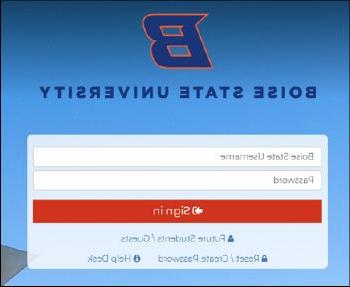 myBoiseState登录截图